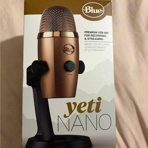 Blue Yeti Nano USB Microphone - Cubano Gold - LIKE NEW
